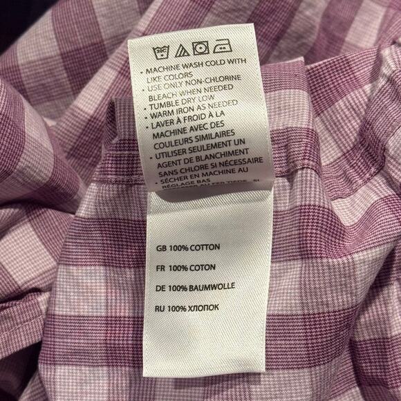 Synrgy Mens Shirt Academia Preppy Retro Indie Coastal Grandpa Button Purple 4XL - Picture 5 of 6